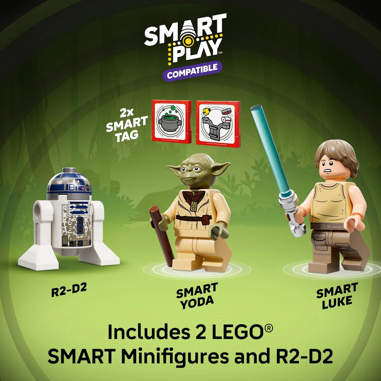 LEGO Star Wars SMART Play: Yoda’s Hut and Jedi Training 75422