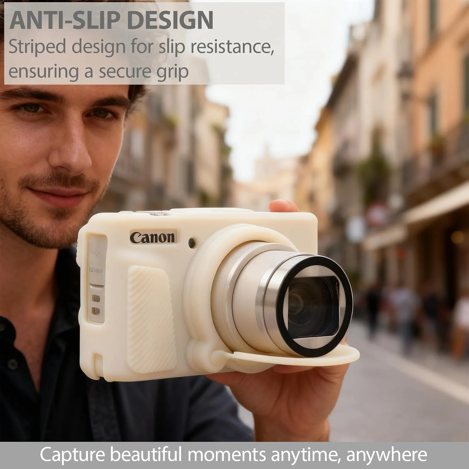 Case for Canon PowerShot SX740 HS, SX730 HS Camera - Beige