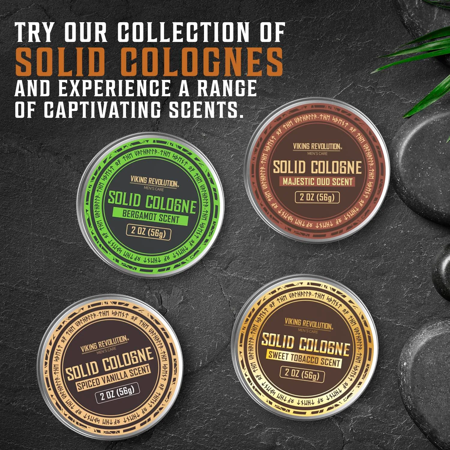 Viking Revolution Solid Cologne - Bergamot - 2 oz