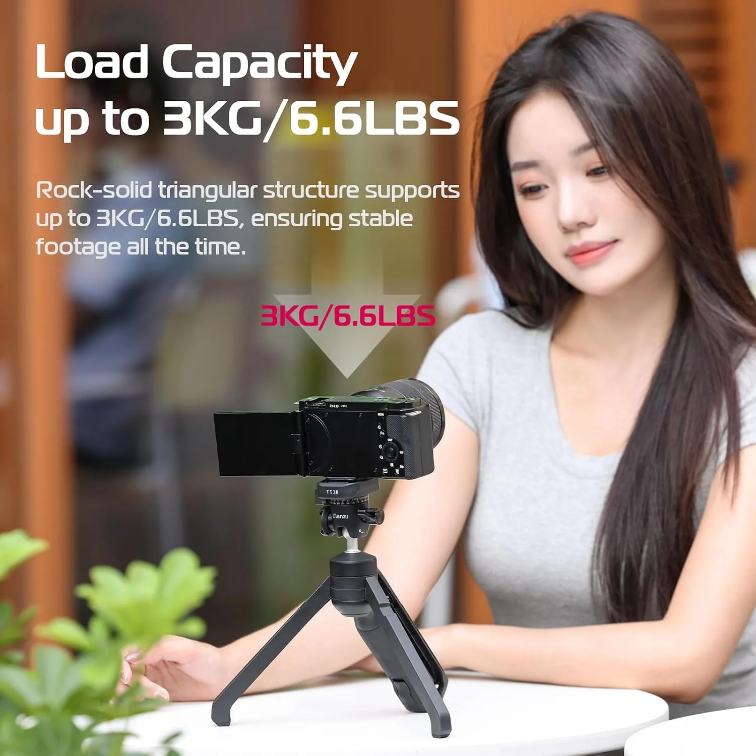 ULANZI TT38 One-Click Opening Vlogging Tripod w Uka F38 Quick-Release