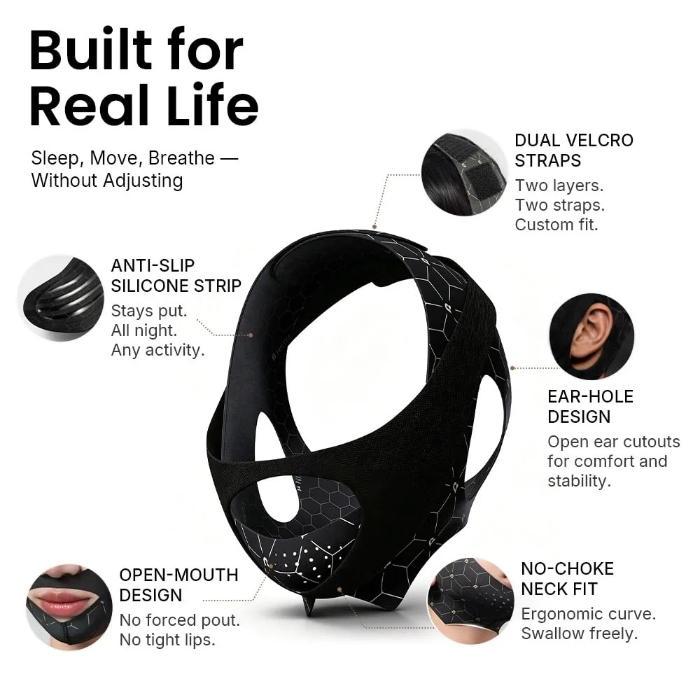 Double Chin Reducer, V Line Lifting Jawline Shaper for Sleeping
