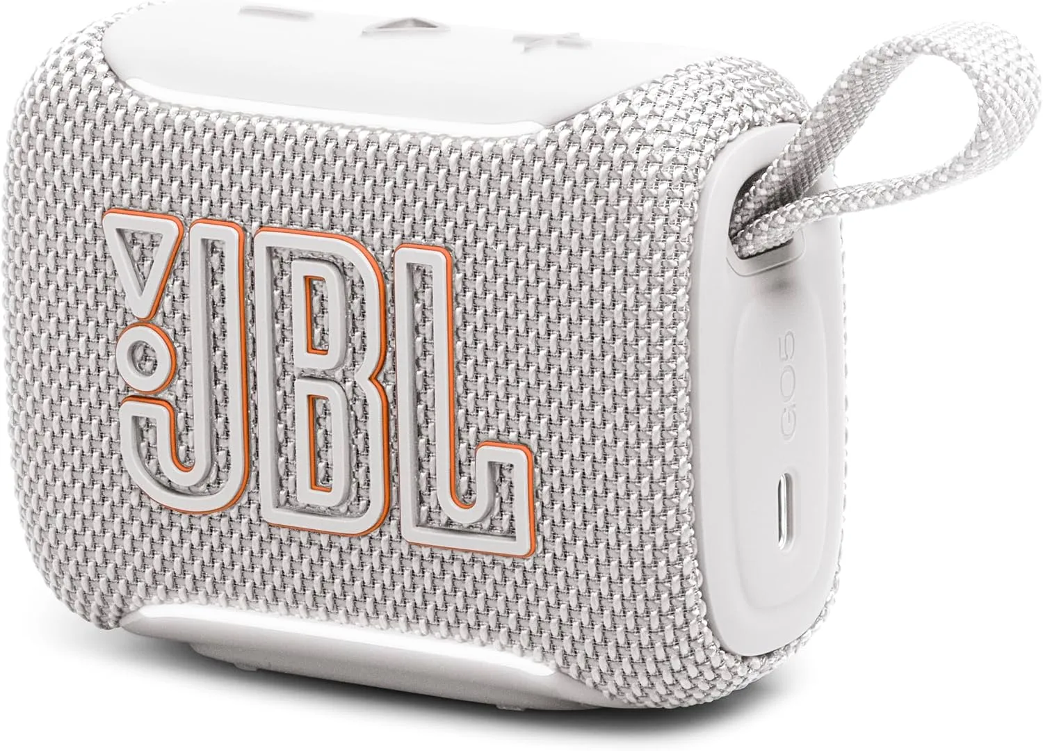 JBL Go 5 Portable Bluetooth Speaker, Waterproof and Dustproof - White