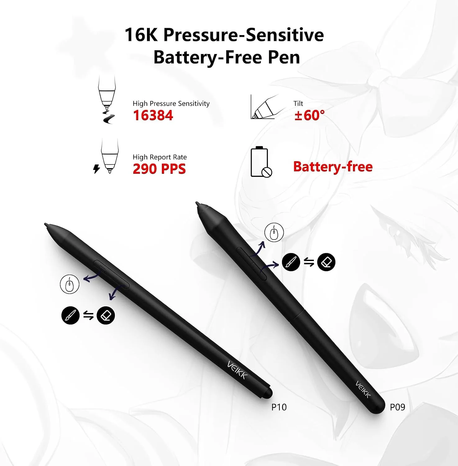 VEIKK Studio 16 Drawing Tablet with Screen 15.6" Graphic Tablet,125% sRGB