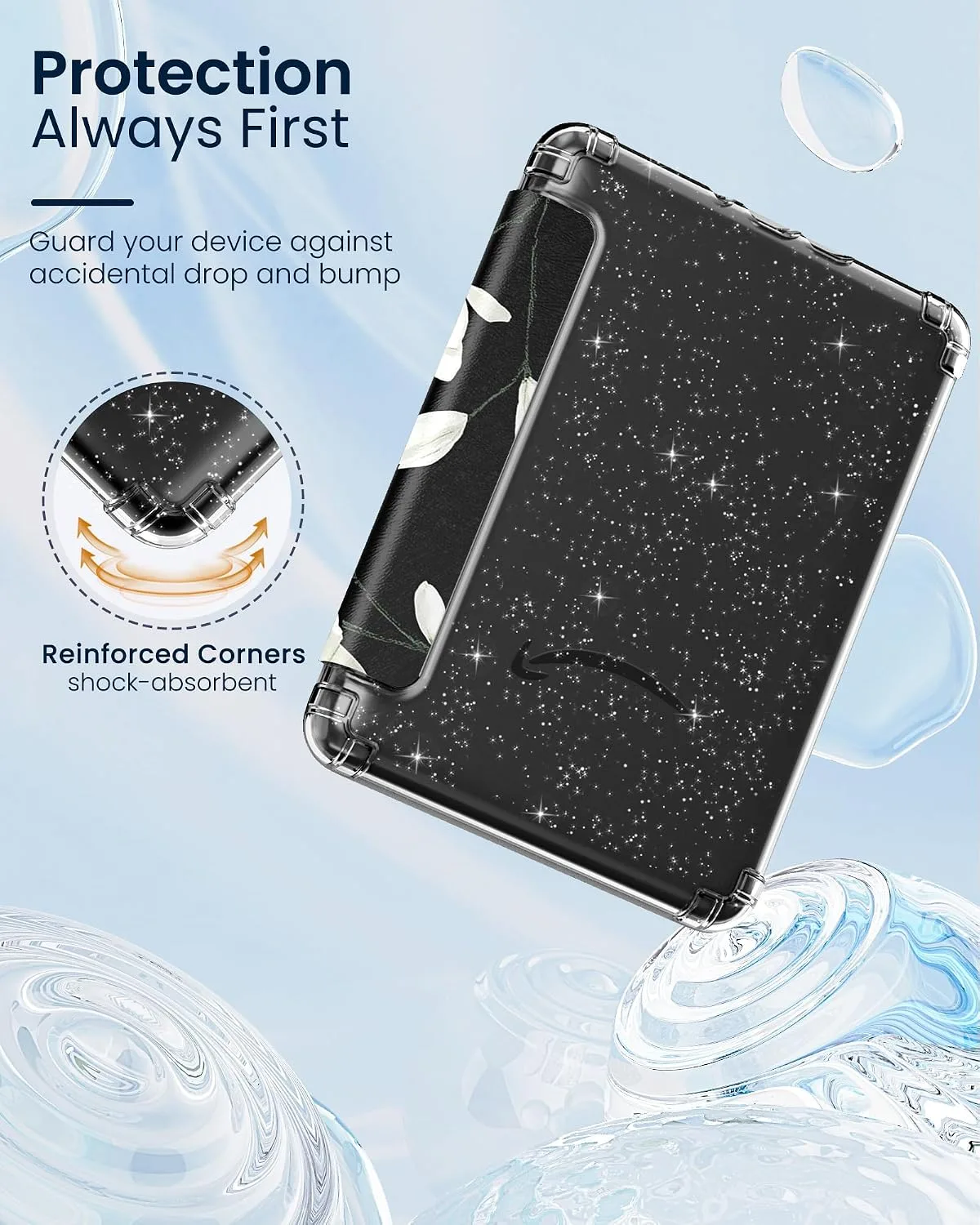 MoKo Case for 7" Kindle Paperwhite 12th Gen & Colorsoft 2024, Magnolia