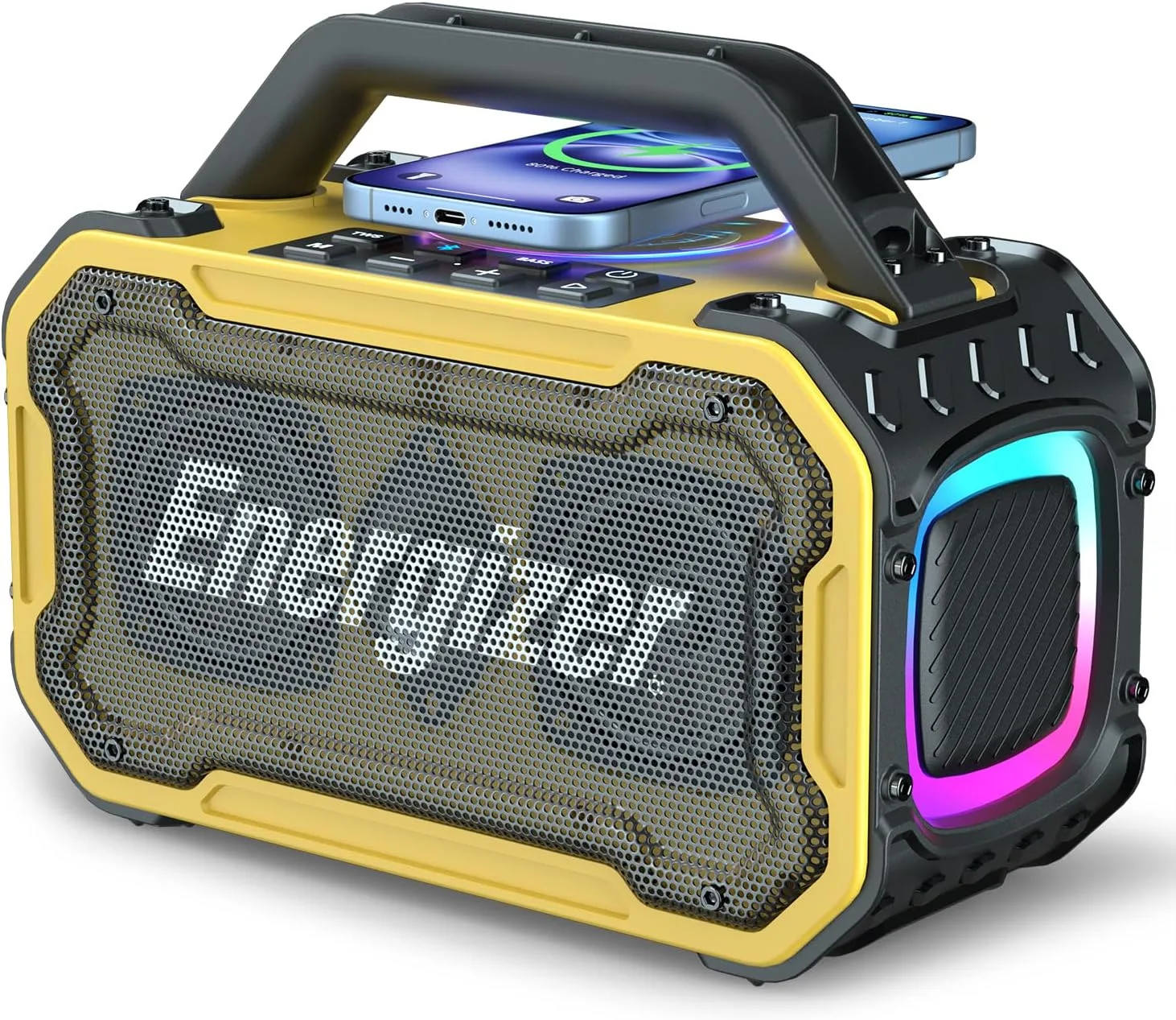Energizer Outdoor Bluetooth Speakers, 100W Peak Portable Wireless Speaker
