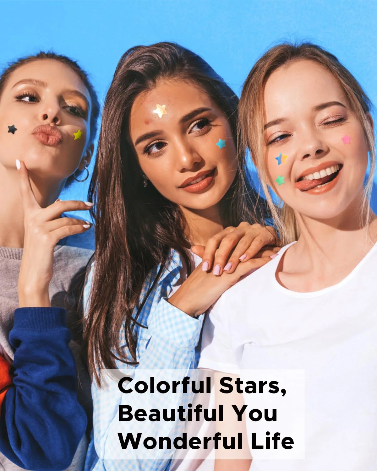 LitBear Star Pimple Patches with Case, 6 Colors 336 Dots Acne Pimple Patch with Tea Tree Oil, Hydrocolloid Acne Pimple Patches for Face Cute Zit Patches Pimple Stickers Acne Dots