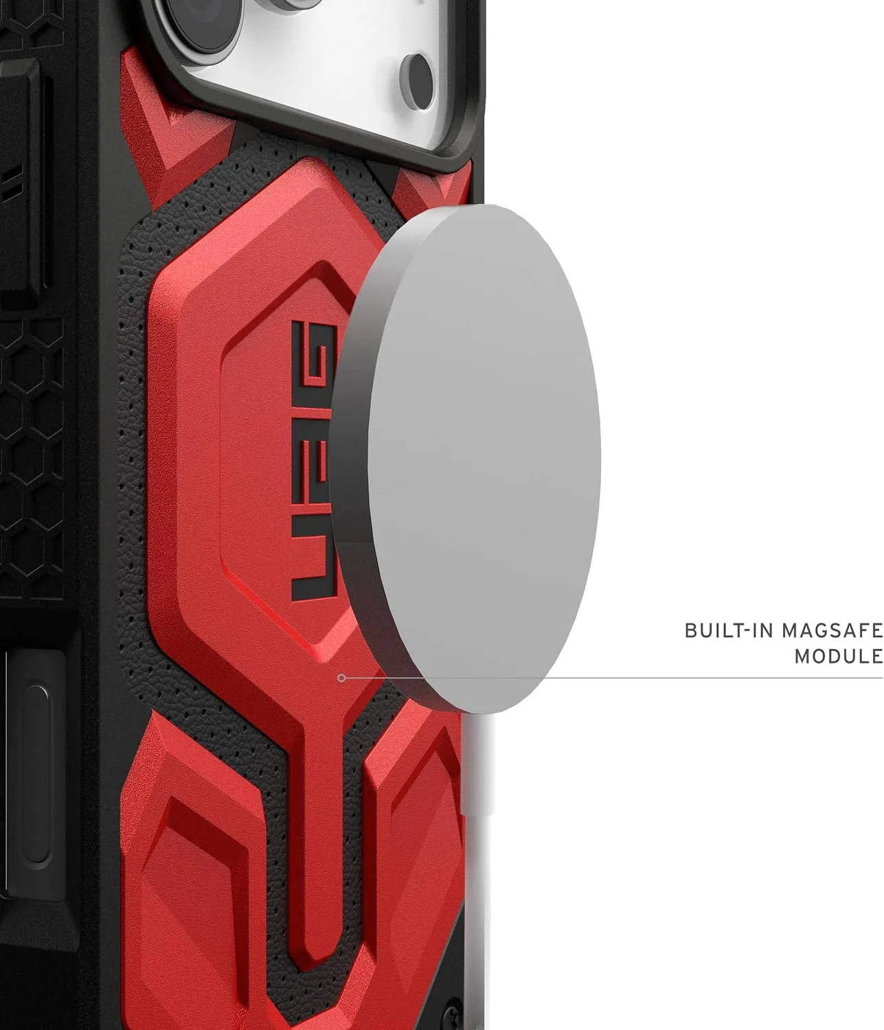 UAG Monarch Pro for iPhone 18 Pro Max Case/iPhone 17 Pro Max Case, Crimson