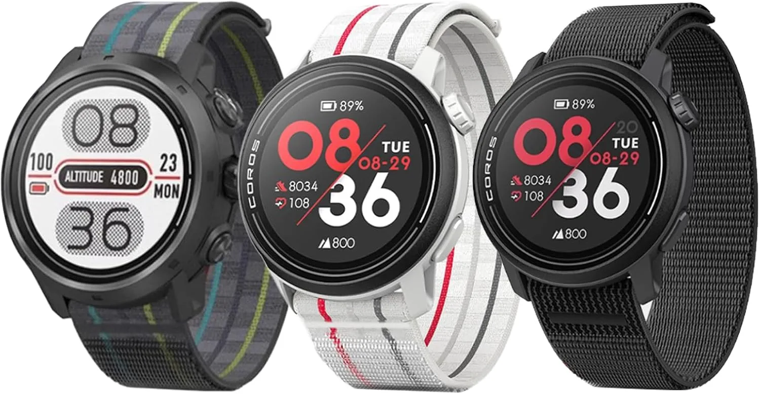 22MM Sport Nylon Bands for COROS PACE 3/4/APEX PRO/2 PRO/APEX 46mm for Women Men