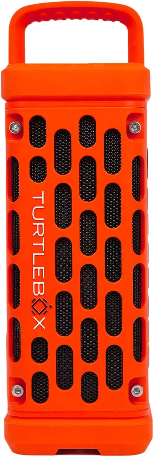 Turtlebox Ranger Bluetooth Speaker. Ultra-Portable, Waterproof, Orange
