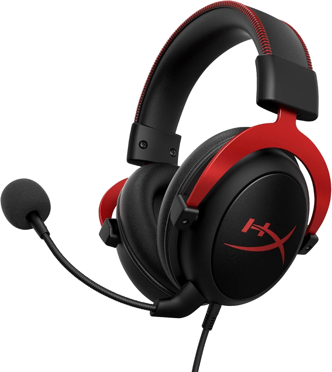 Audífonos Gamer HyperX Cloud II Rojo con Sonido Surround 7.1 y Micrófono