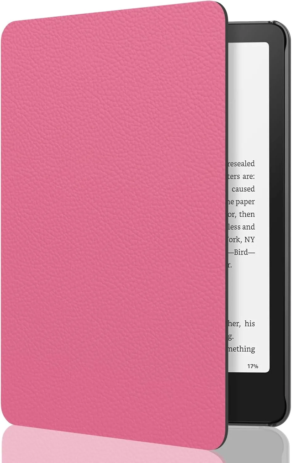Moko Case for 7" Kindle Paperwhite 12th Gen 2024/Colorsoft, Raspberry