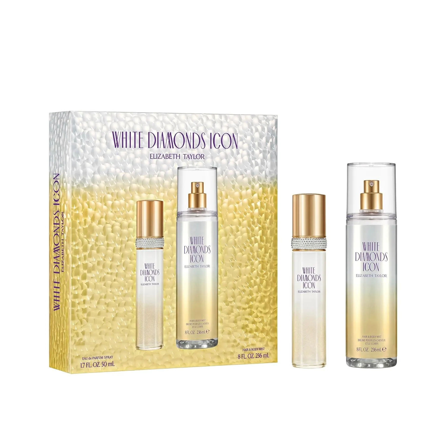 Elizabeth Taylor White Diamonds Icon Gift Set, 1.7 fl oz