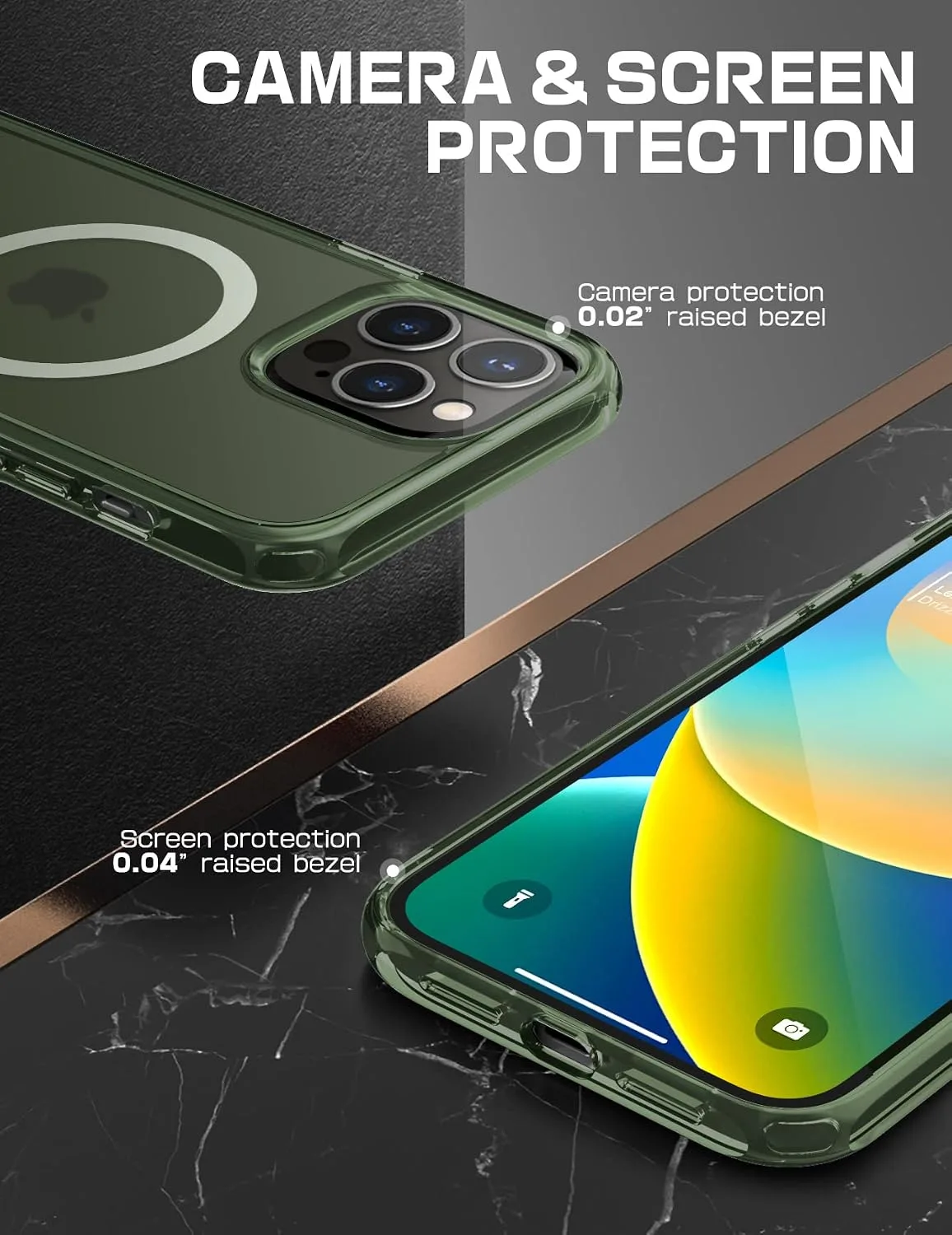SUPCASE for iPhone 14 Pro Max Case, Compatible with MagSafe, FrostGreen