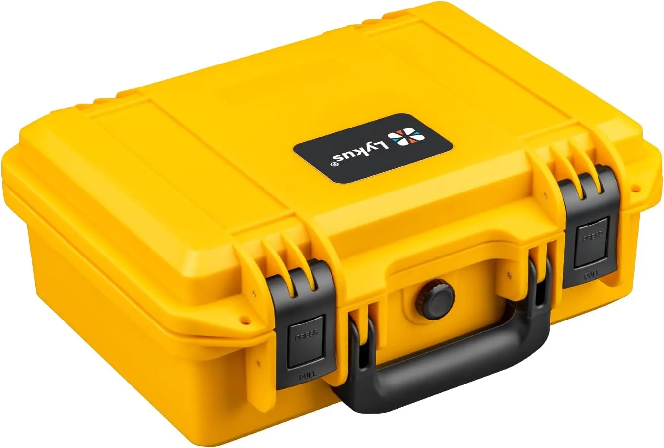 Lykus HC-3010 Waterproof Hard Case with Foam, Inner Size 10.75x6.65x3.94in
