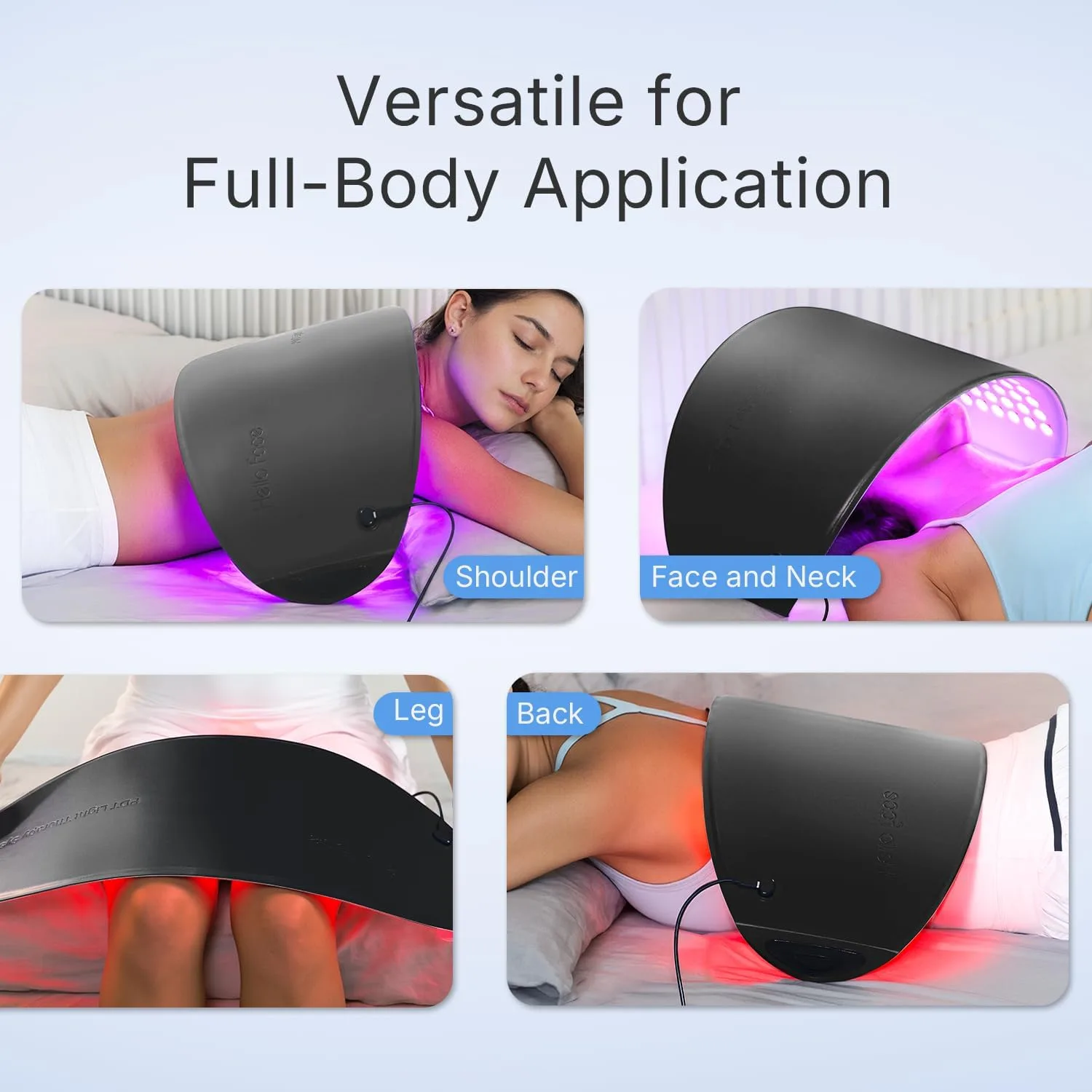 FDA Cleared Red Light Therapy Mask for Face and Neck, 4 Modes LED Light Therapy, Blue Infrared Red Light Therapy, PDT Photons Facial Skin Care Device for Wrinkles and Acne