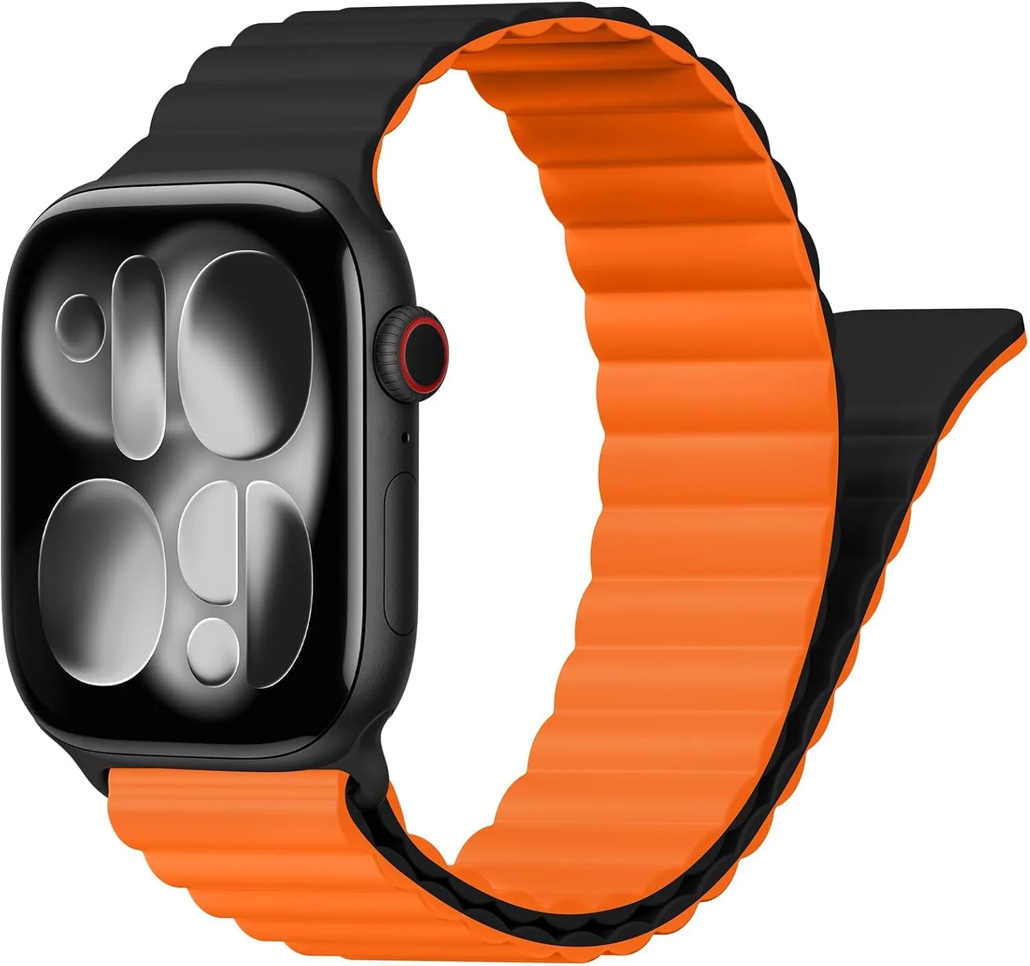Correa magnética deportiva para Apple Watch 38-49mm BXUXOHS silicona