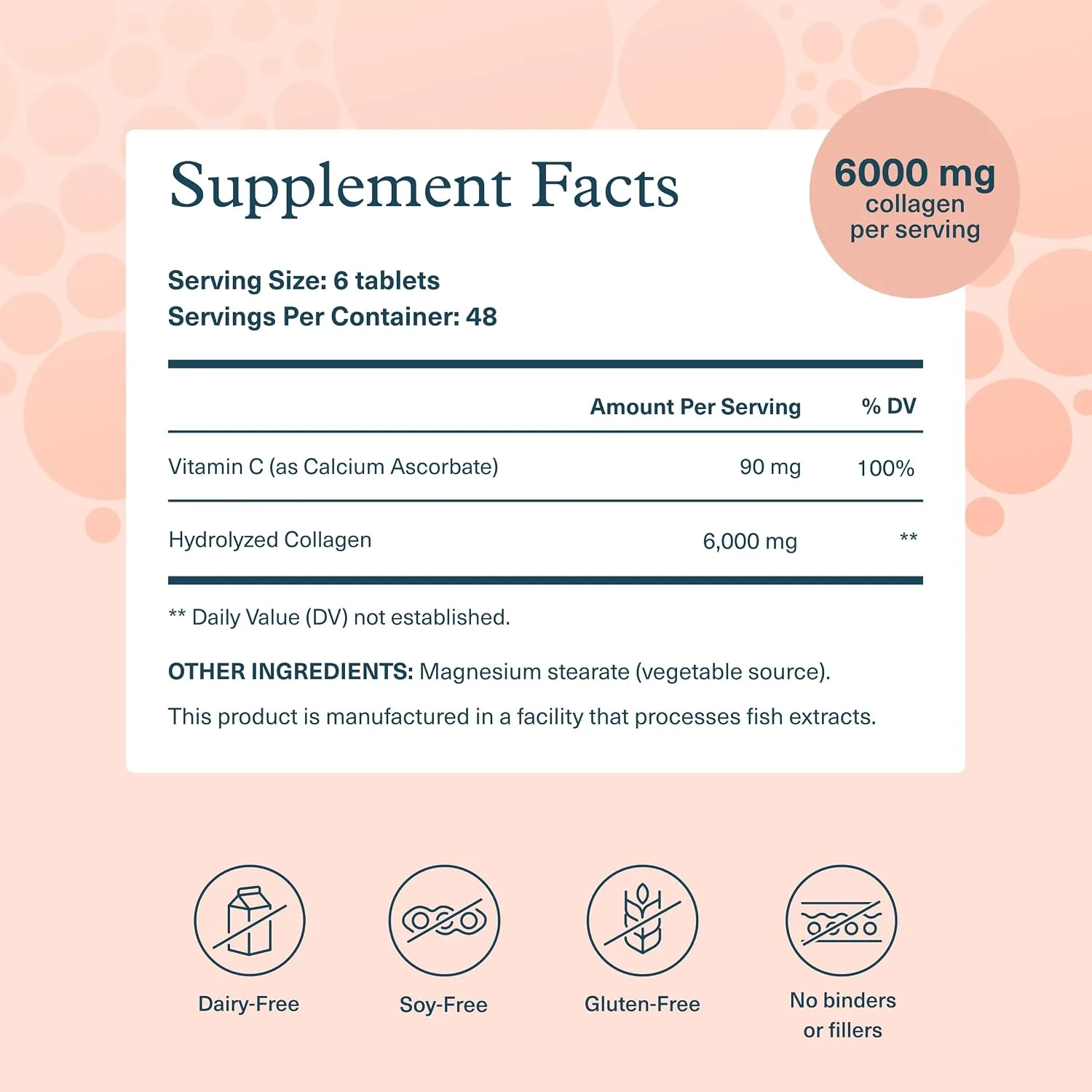 Youtheory Advanced Collagen, 6,000 mg, 290 Tablets, 48-Day Supply
