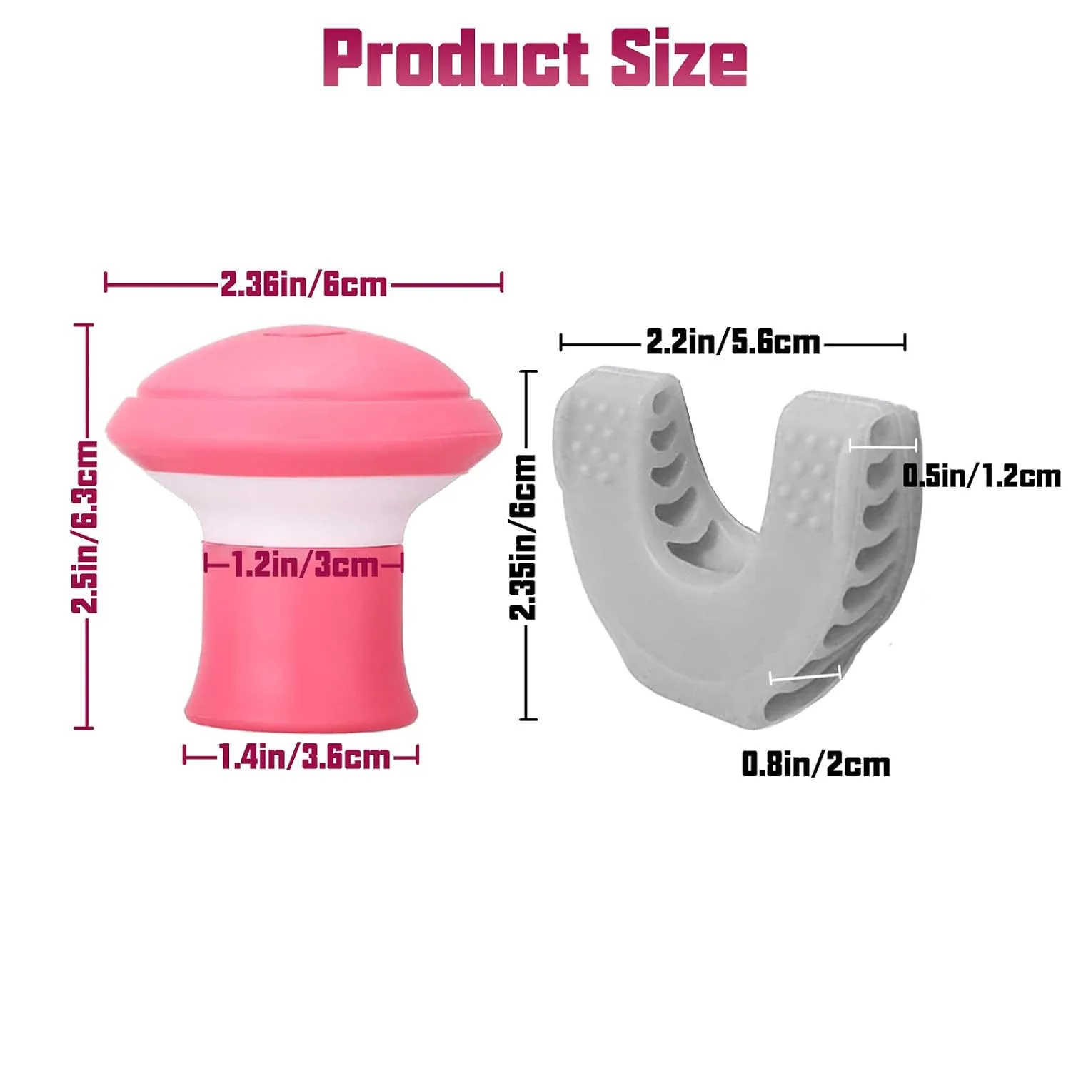 HAIOLORPRO 3PCS Face & Jaw Exerciser, Face Yoga Jawline Exerciser, Jaw Exerciser for Men and Women, Double Chin Breathing Jaw Trainer, Lift Double Chin Reducer(Set 2)