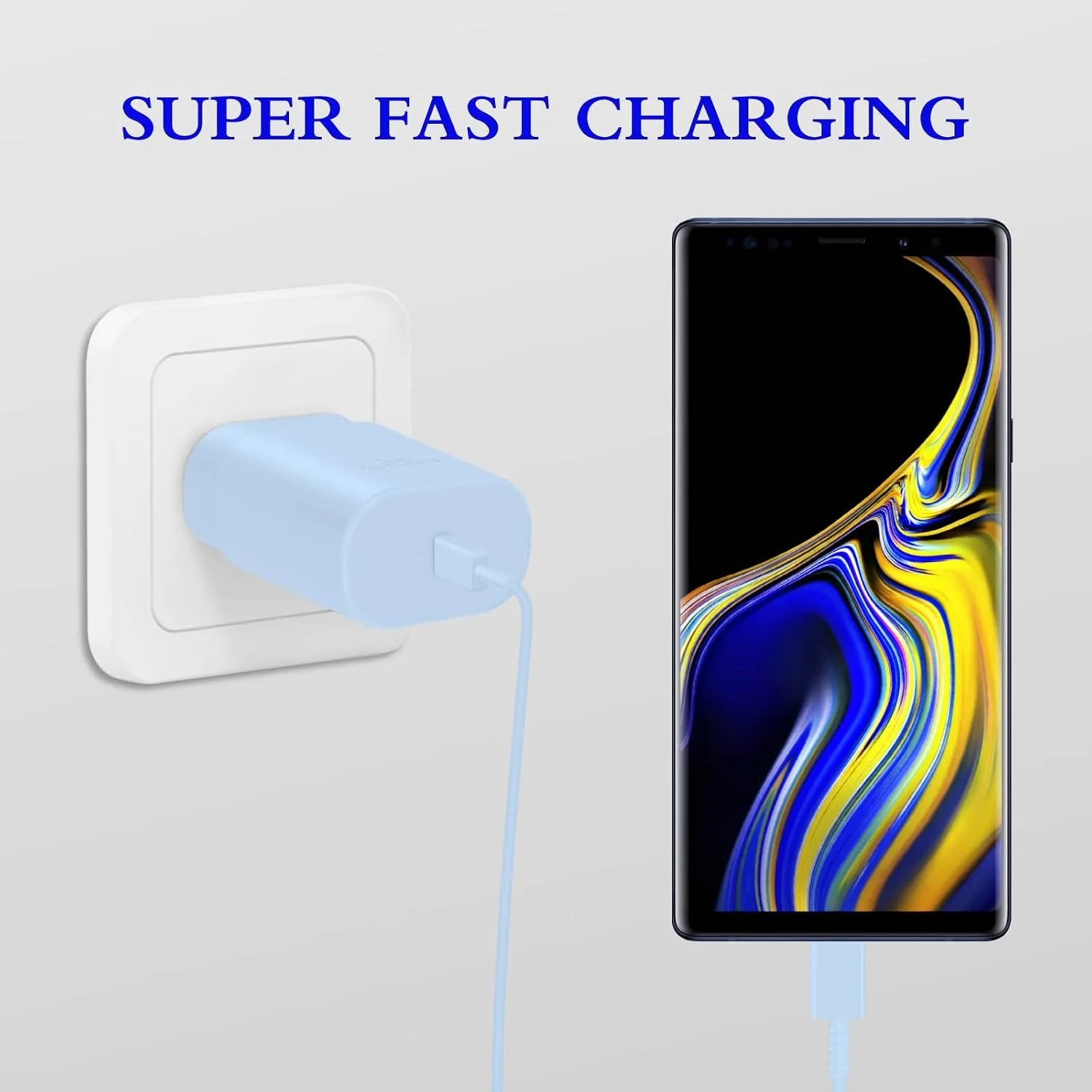 Type C Charger Fast Charging 2-Pack 25W Long 6FT USB C Cable