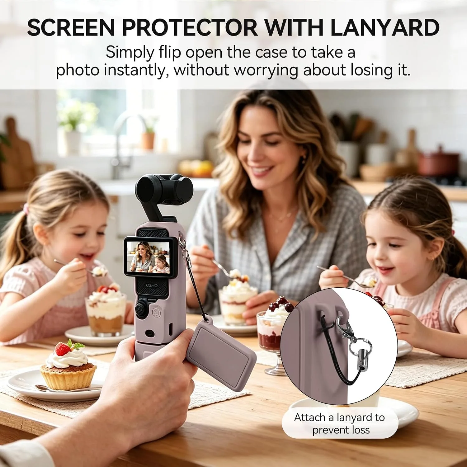 Case for DJI Osmo Pocket 3/Xtra Muse Camera(Tiffany Pink)
