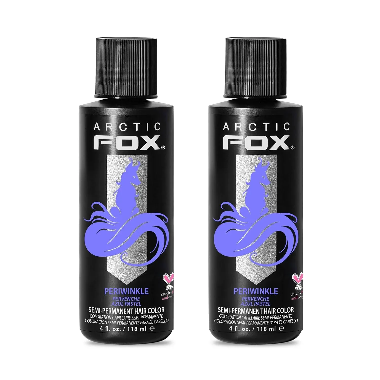 Tintura Semipermanente Arctic Fox Periwinkle Blue Vegana 2 x 4 oz