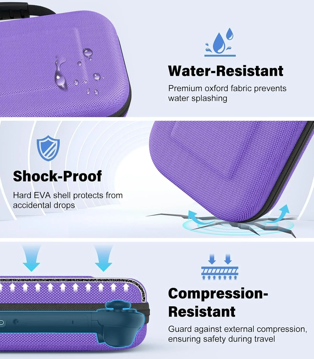 MoKo Carrying Case for Nintendo Switch 2 2025 Holds 10 Cartridges w/Pockets