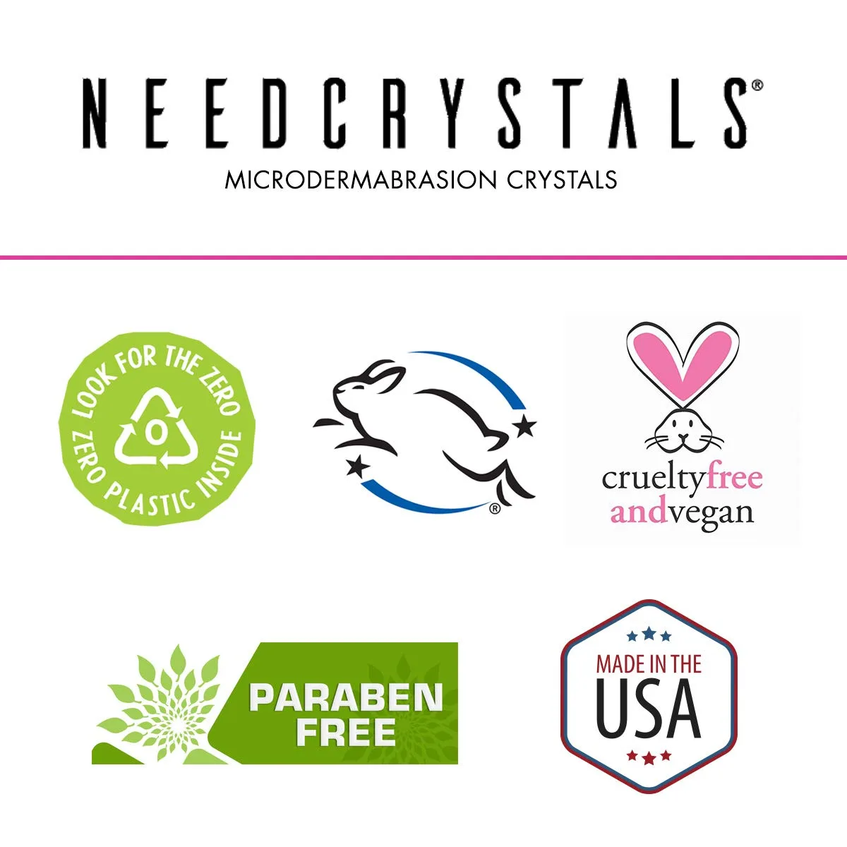 NeedCrystals Microdermabrasion Crystals 8 oz | DIY Face Scrub | Natural Facial Exfoliator for Dull or Dry Skin Improves Acne Scars, Blackheads, Pore Size, Wrinkles, Blemishes & Skin Texture