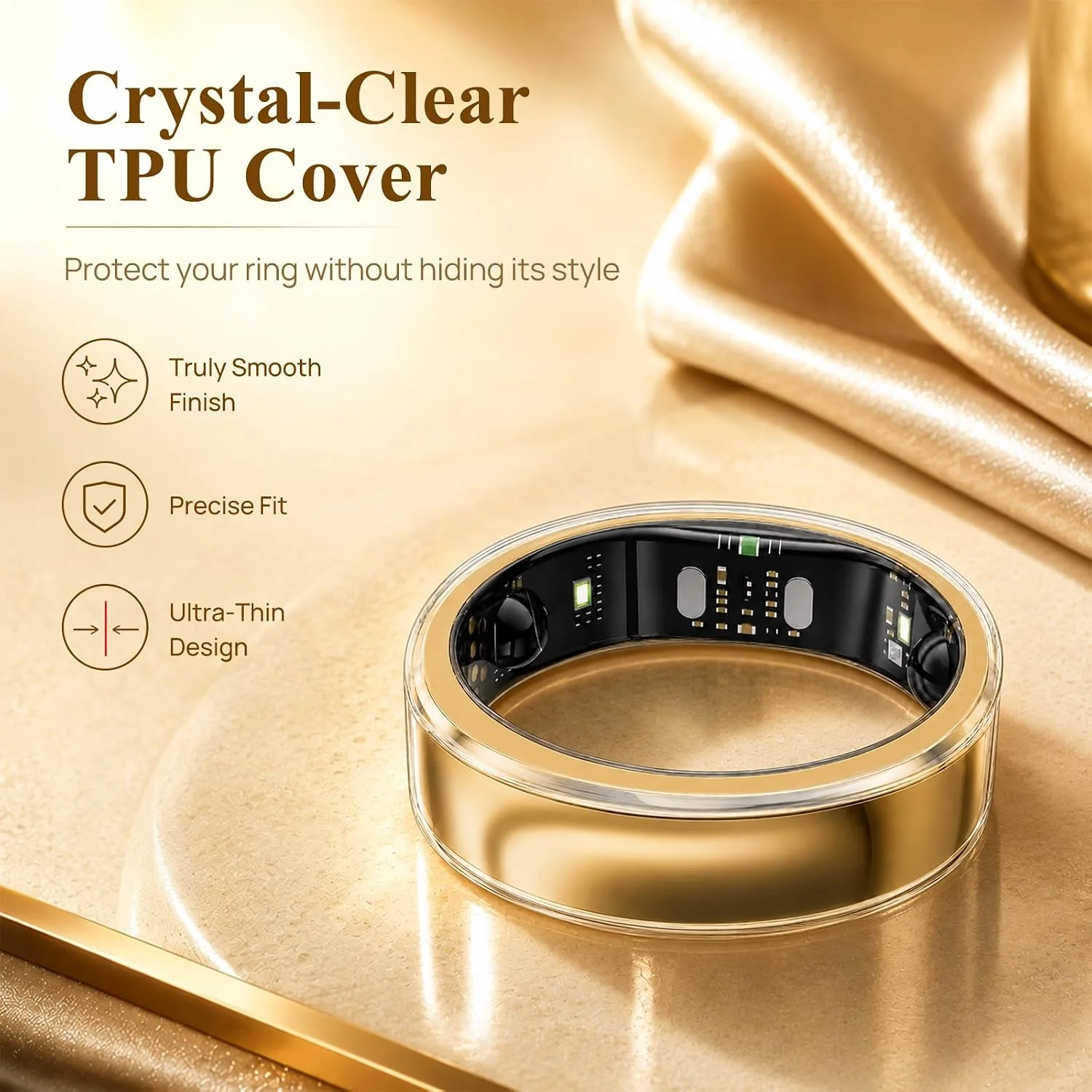 3 Pack Ring Cover Compatible with RingConn Gen 3/ Gen 2/ Gen 2 Air