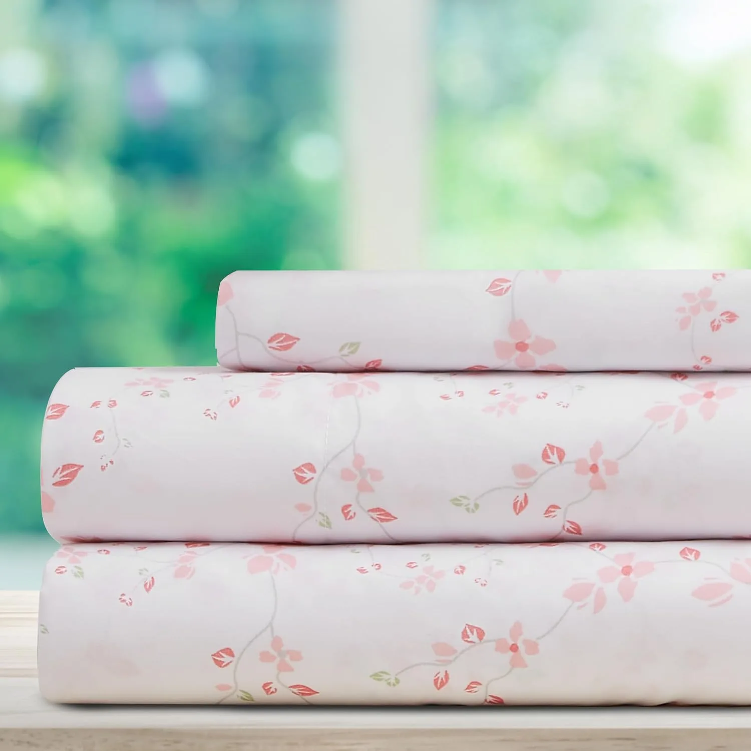 DREAMCARE Twin Sheets - 3 pcs Breathable Cooling Twin Bed Sheets