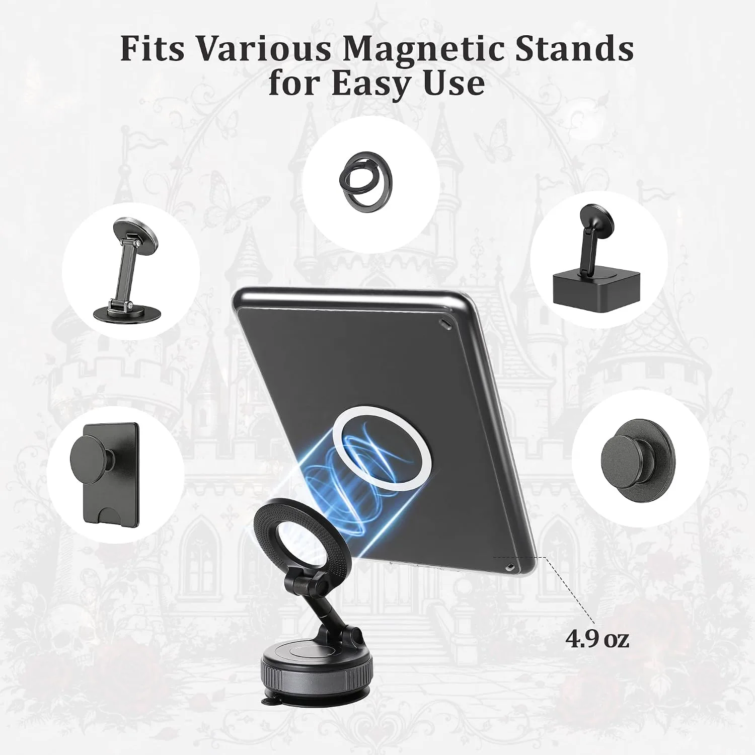 Magnetic Book Cover Case for 7'' Kindle Paperwhite & Colorsoft
