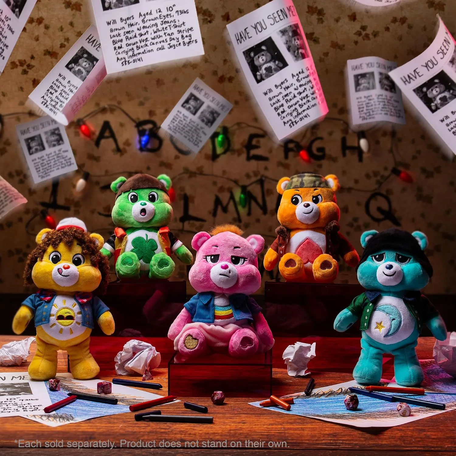 Care Bears x Stranger Things Fun Size Plush - Good Luck Bear as Will
