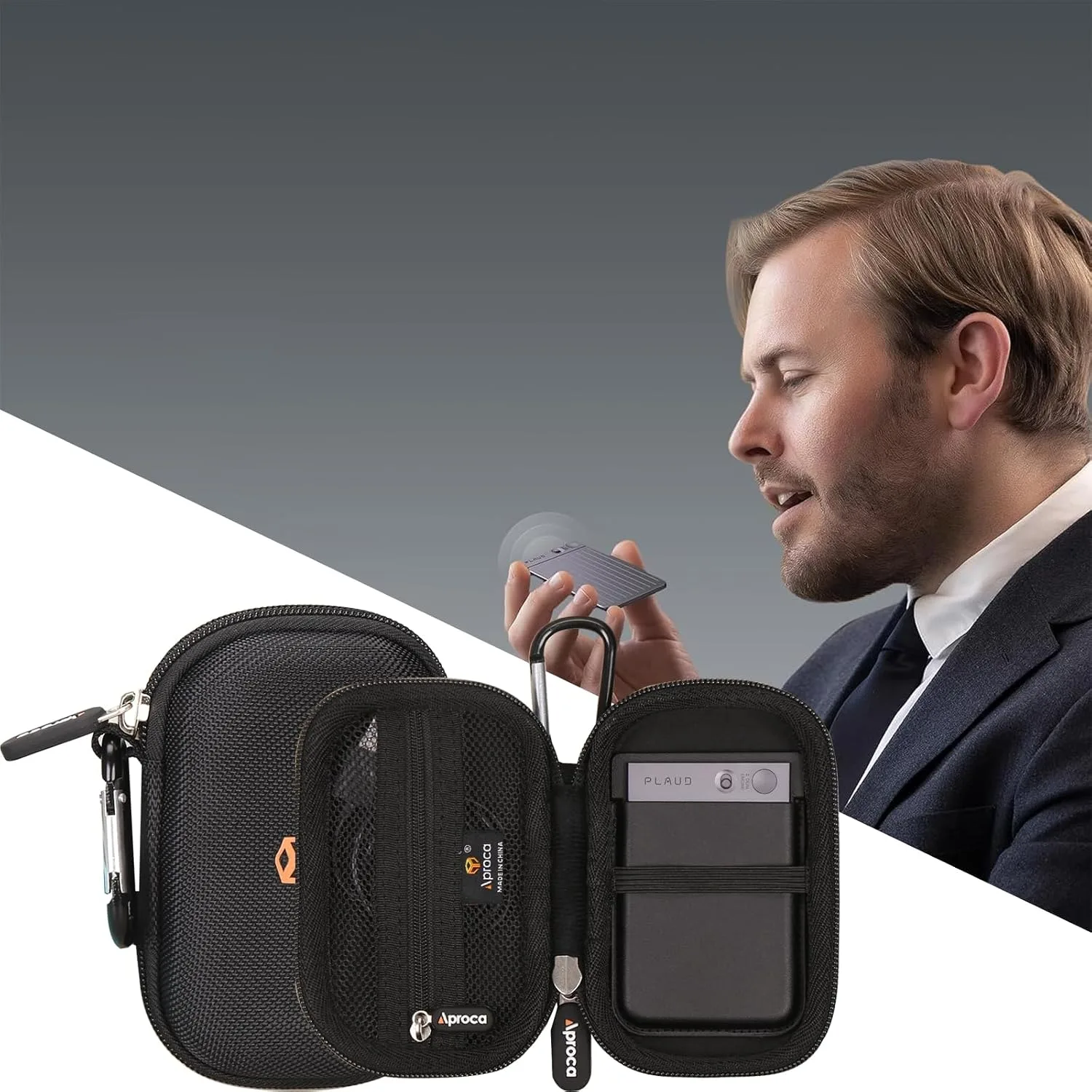 Case for Plaud Note Pro / PLAUD Note AI Voice Recorder -Black (Case Only)