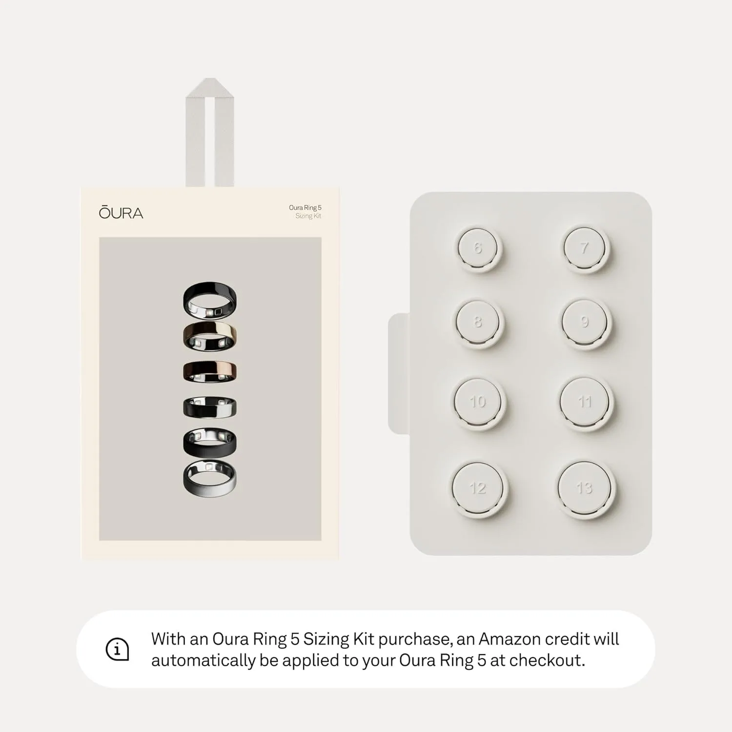 OURA Ring 5 Sizing Kit - Size Before You Buy