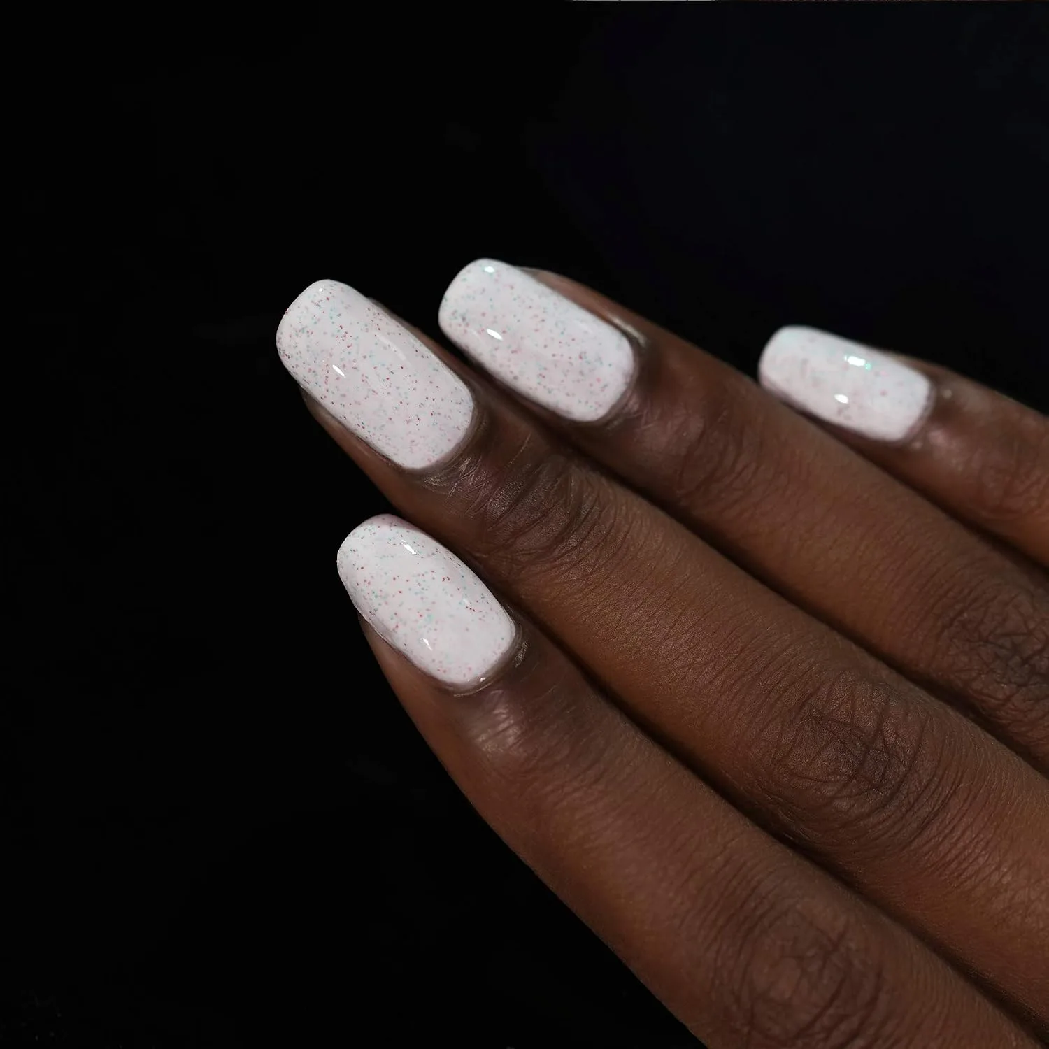ILNP Christmas Cookie - Creamy White Speckled Nail Polish, Chip Resistant, 7-Free, Non-Toxic, Vegan, Cruelty Free, 12ml