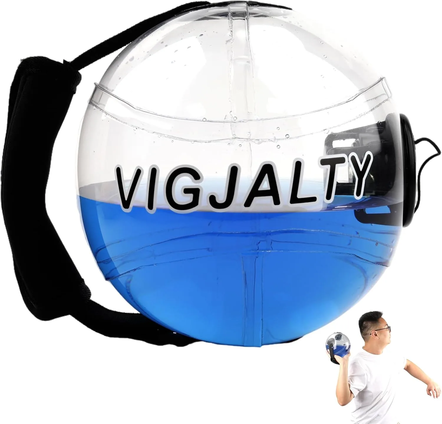 Bolsa de entrenamiento acuática Vigjalty Aqua Bag ajustable para brazos y cuerpo