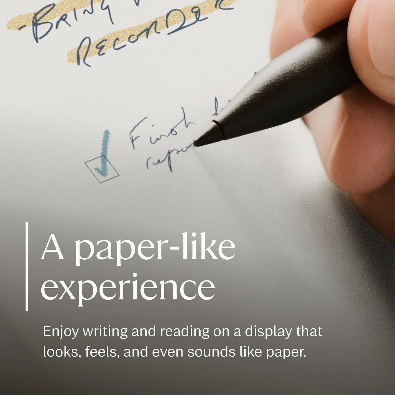 reMarkable Paper Pro Move with Marker Plus and Black Leather Book Folio