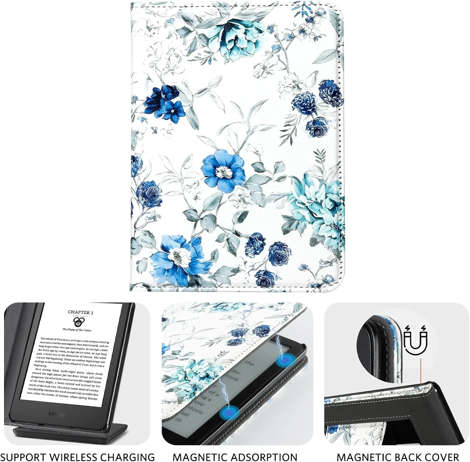 CoBak Case with Stand for for 6" Kindle (2024 & 2022, 11th Gen)