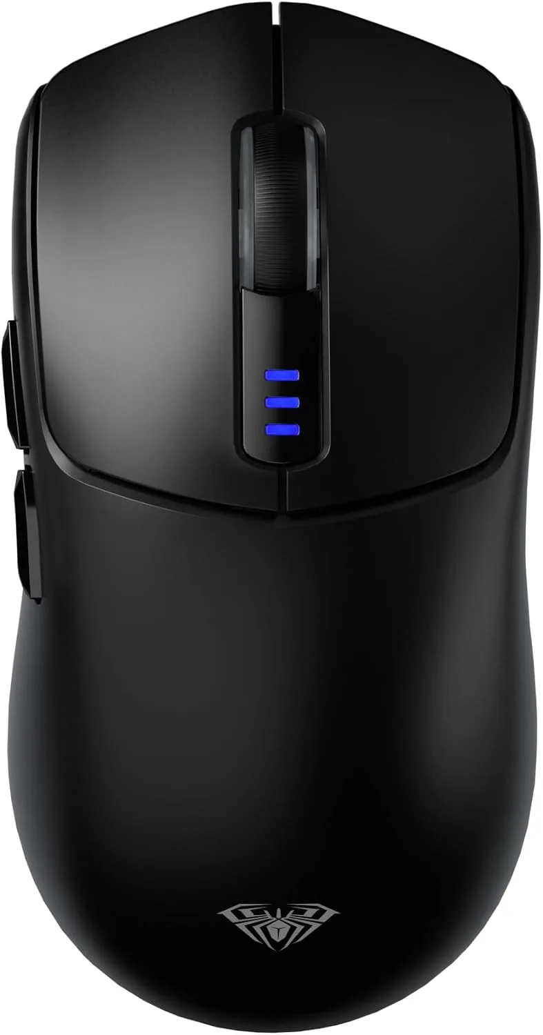 Mouse inalámbrico para gaming Aula SC580 Tri-Mode 12000 DPI Negro