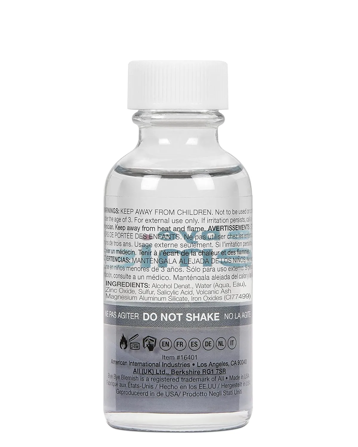 Bye Bye Blemish Volcanic Ash Drying Lotion, Acne Spot Treatment 1oz