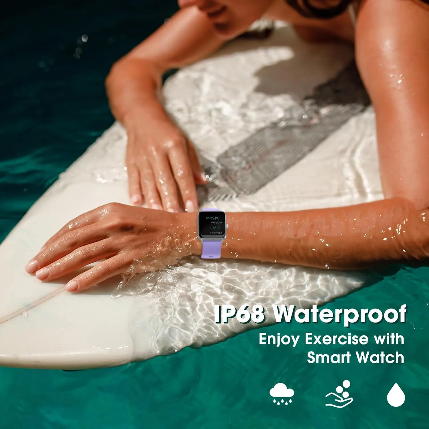 Smart Watch Fitness Tracker No APP No Phone Needed, Step Counter Watch