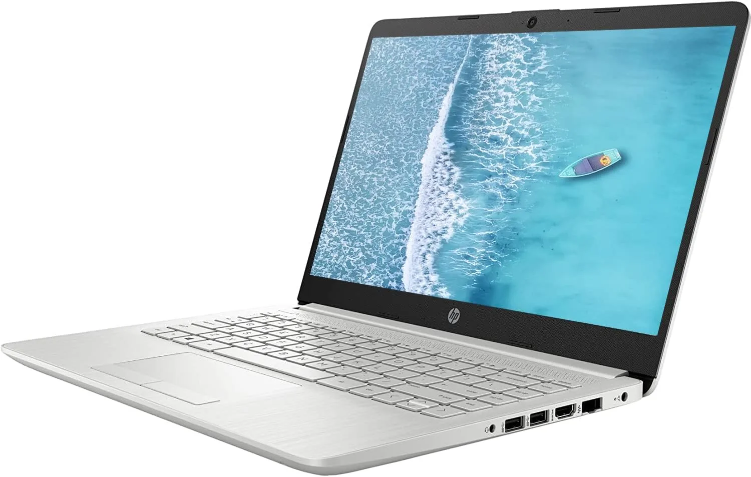 2022 HP 14" FHD IPS Laptop, Windows 11, Ryzen 3 Processor Up to 3.35GHz, 4GB Ram, 128GB SSD, Super-Fast WiFi,HDMI, Dale Silver (Renewed) (Dale Silver)