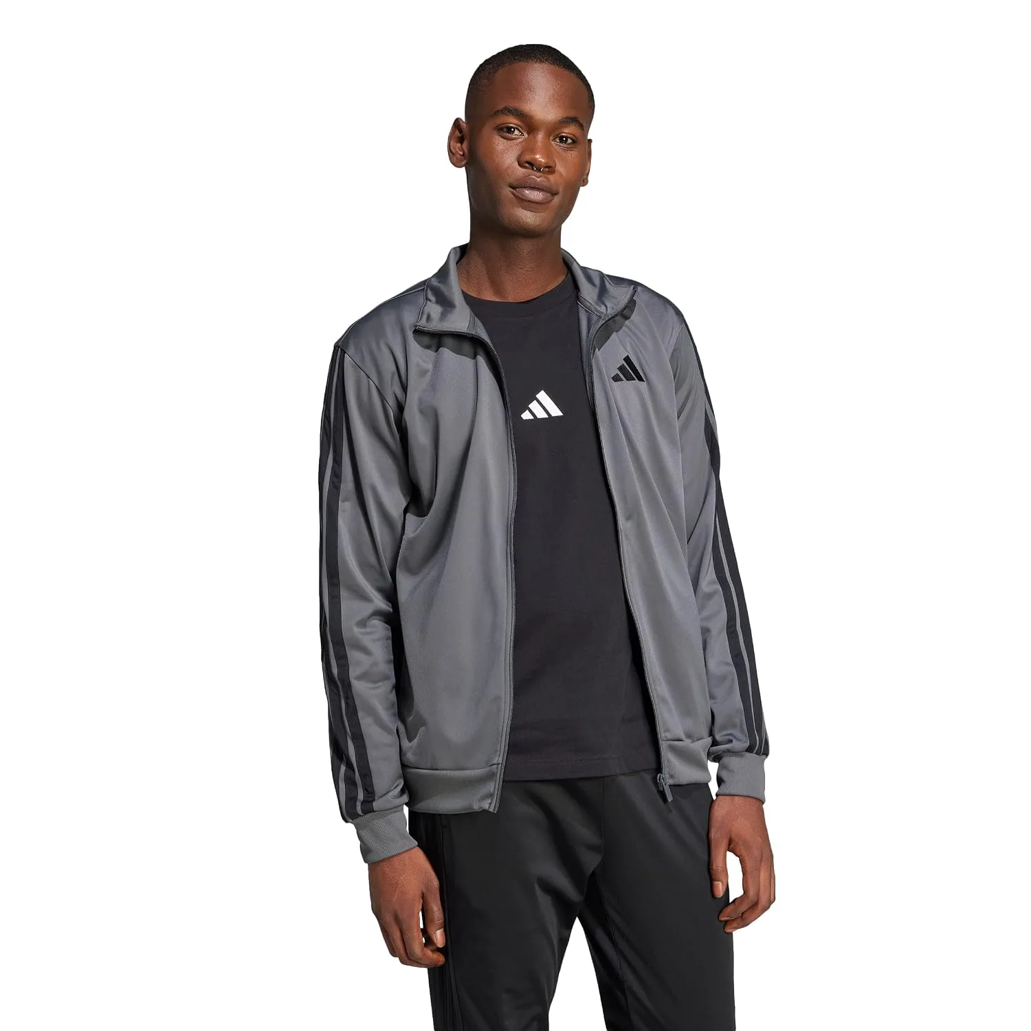 adidas Men's 3-Stripes Tricot Track Top