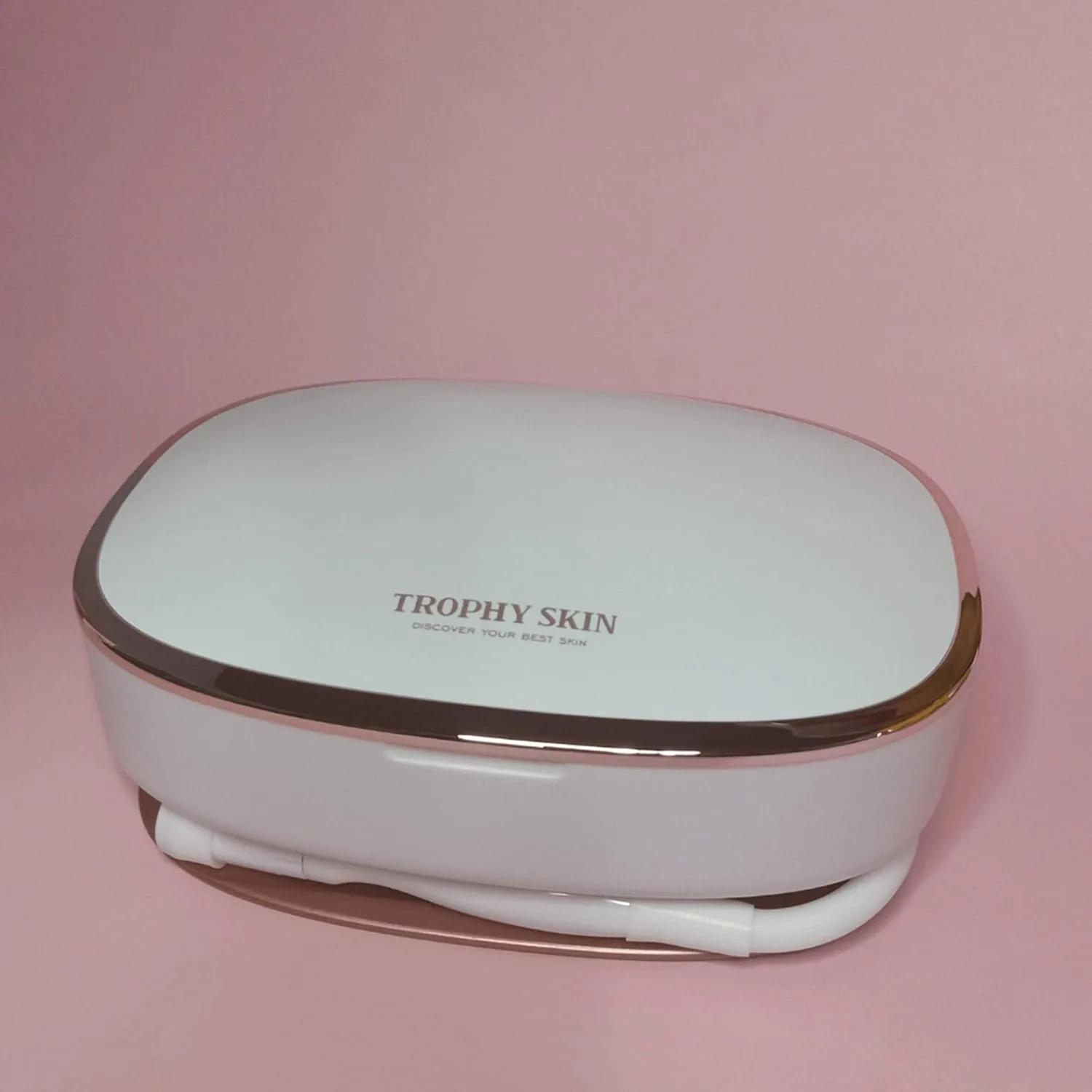Trophy Skin UltradermMD - Home Spa Microdermabrasion Machine - Deep Exfoliation - White