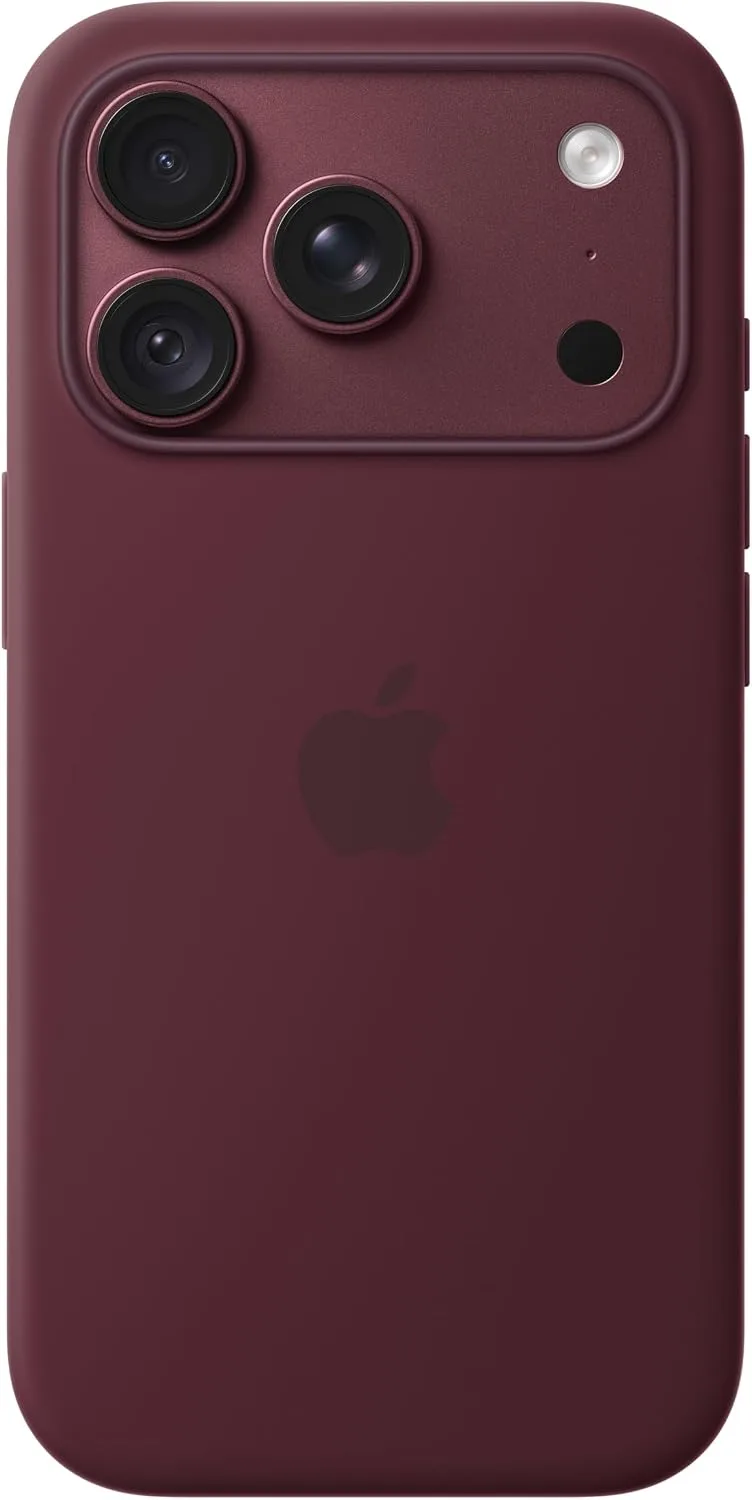 Funda para iPhone 18 Pro Apple Silicona con MagSafe Burdeos