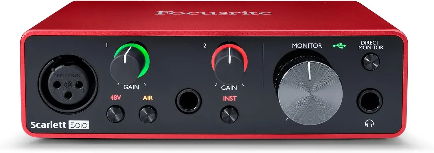 Focusrite Scarlett Solo 3rd Gen USB-C Audio Interface