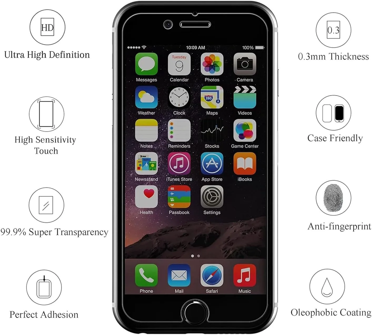 Ailun 3Pack Privacy Screen Protector for iPhone 8 Plus 7 Plus