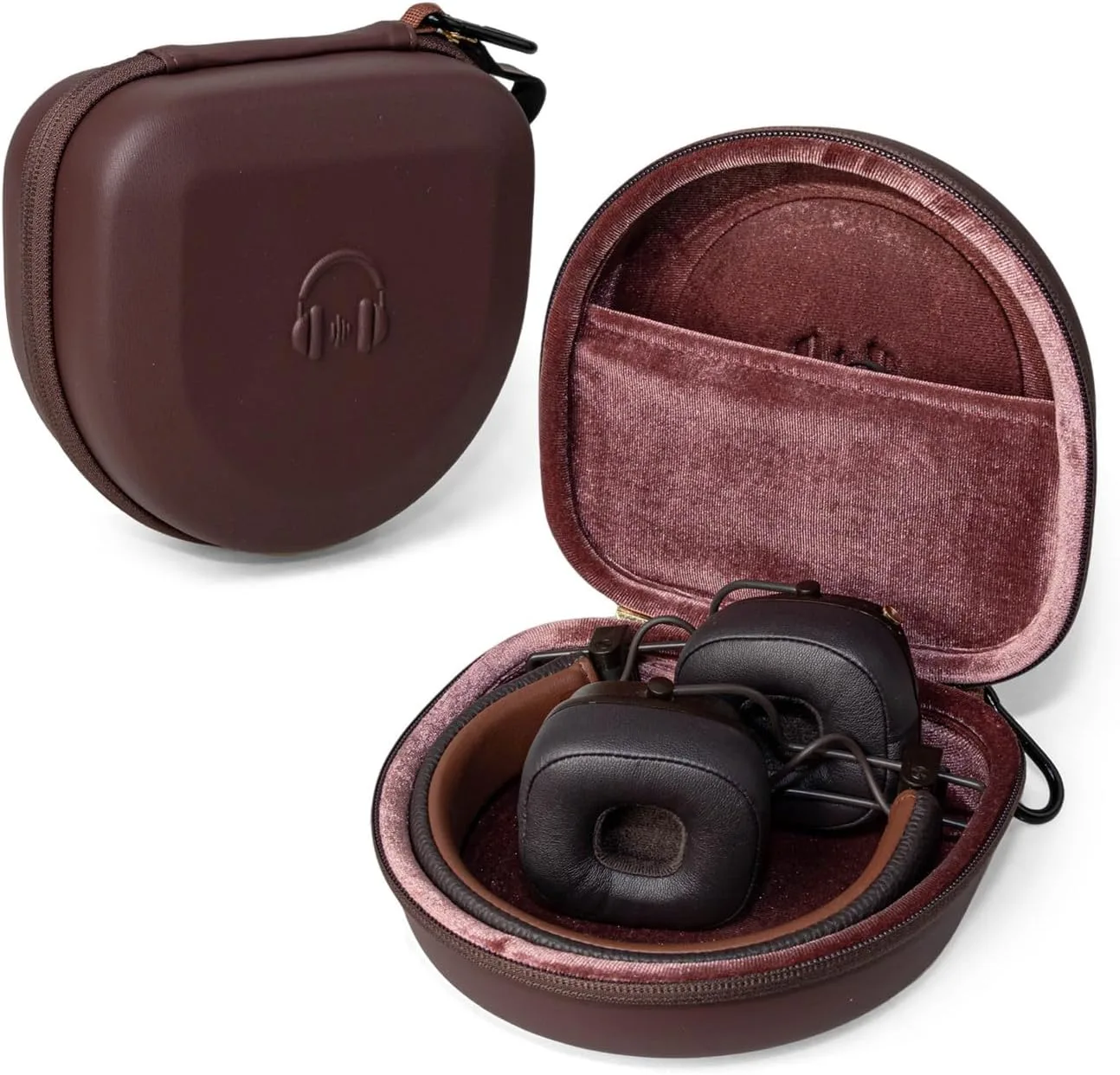 Compact Headphone Case for JBL Tune 520BT / 510BT / JR 320BT, Brown