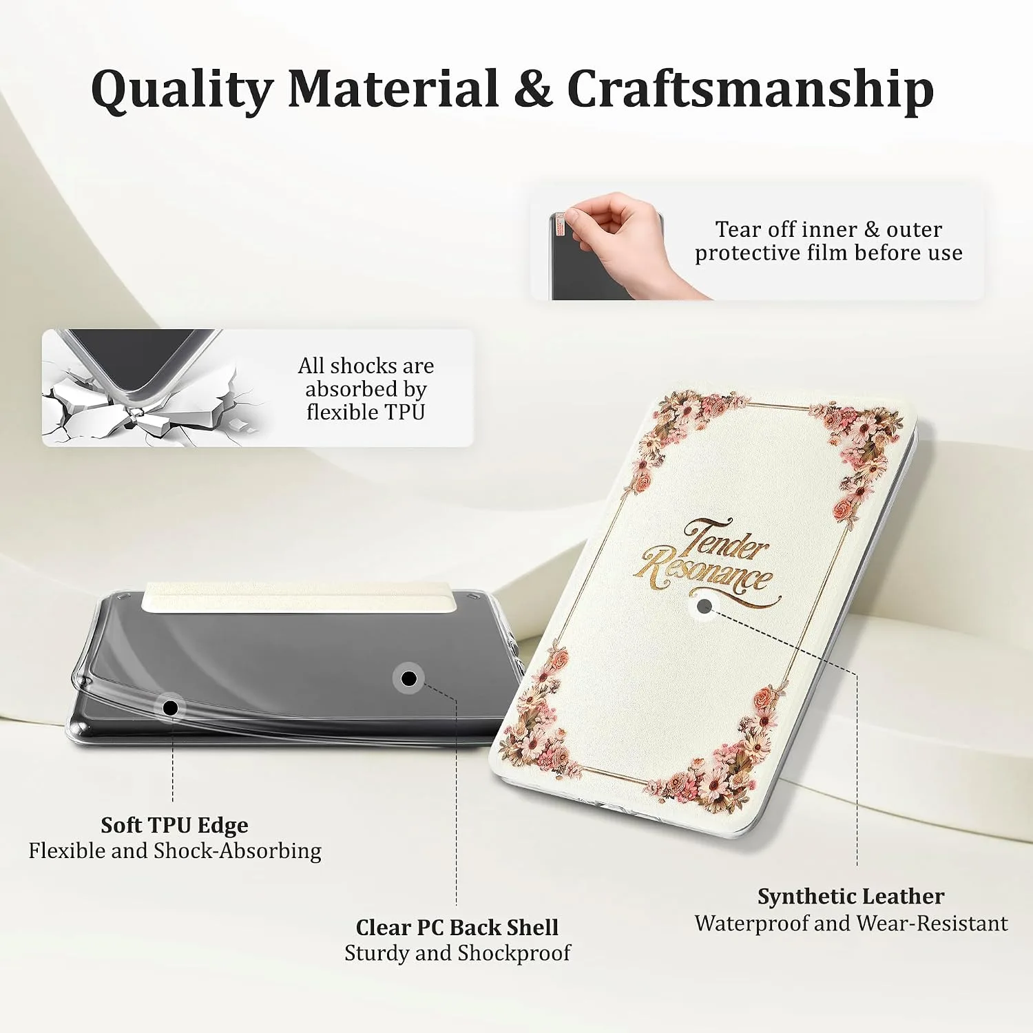 SESENSE Magnetic Case for 7'' Kindle Paperwhite 12th Gen 2024 & Colorsoft