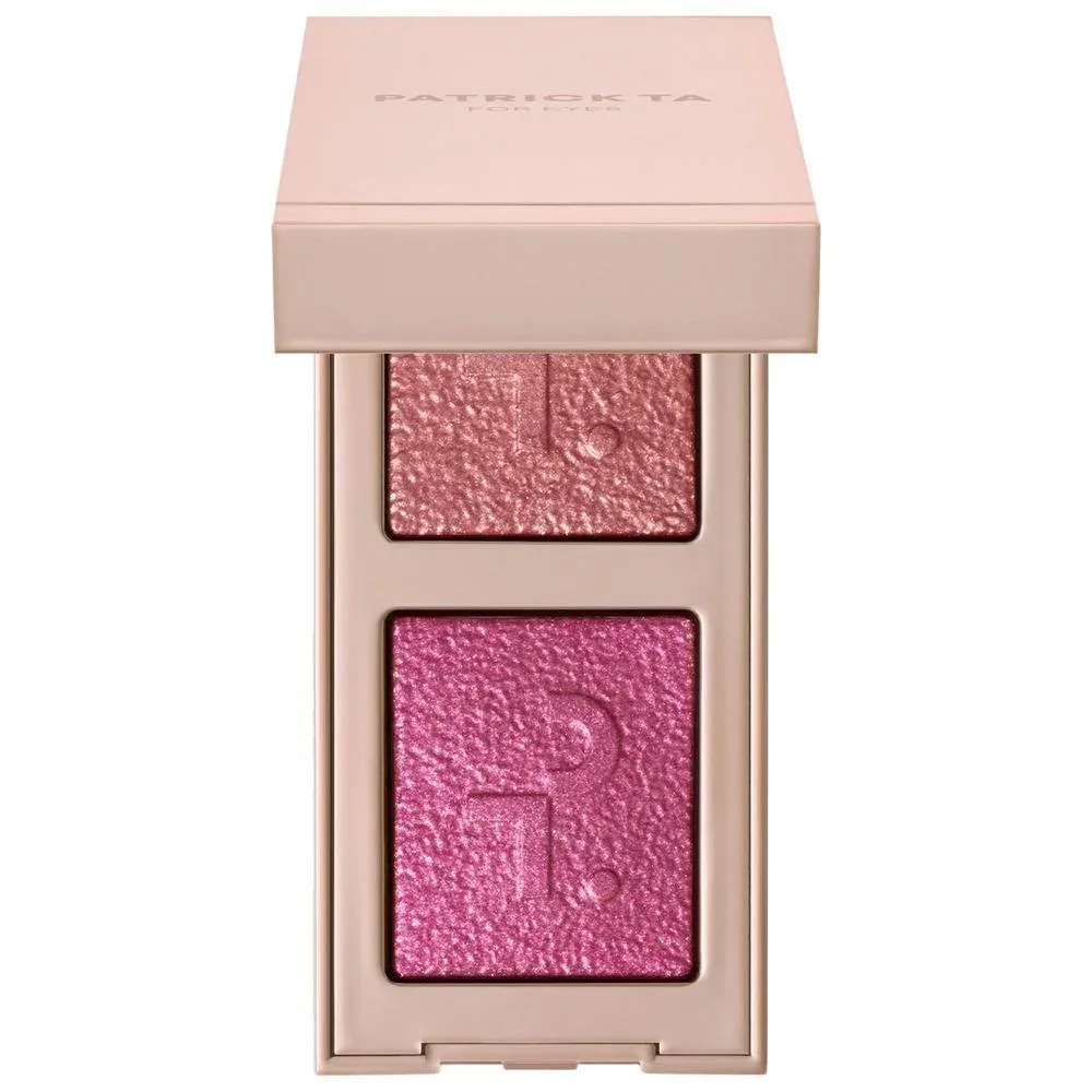 Major Dimension Eye Illusion Dúo de Sombras - Slow Burn burgundy sparkles - I'm With Her rose gold sparkle