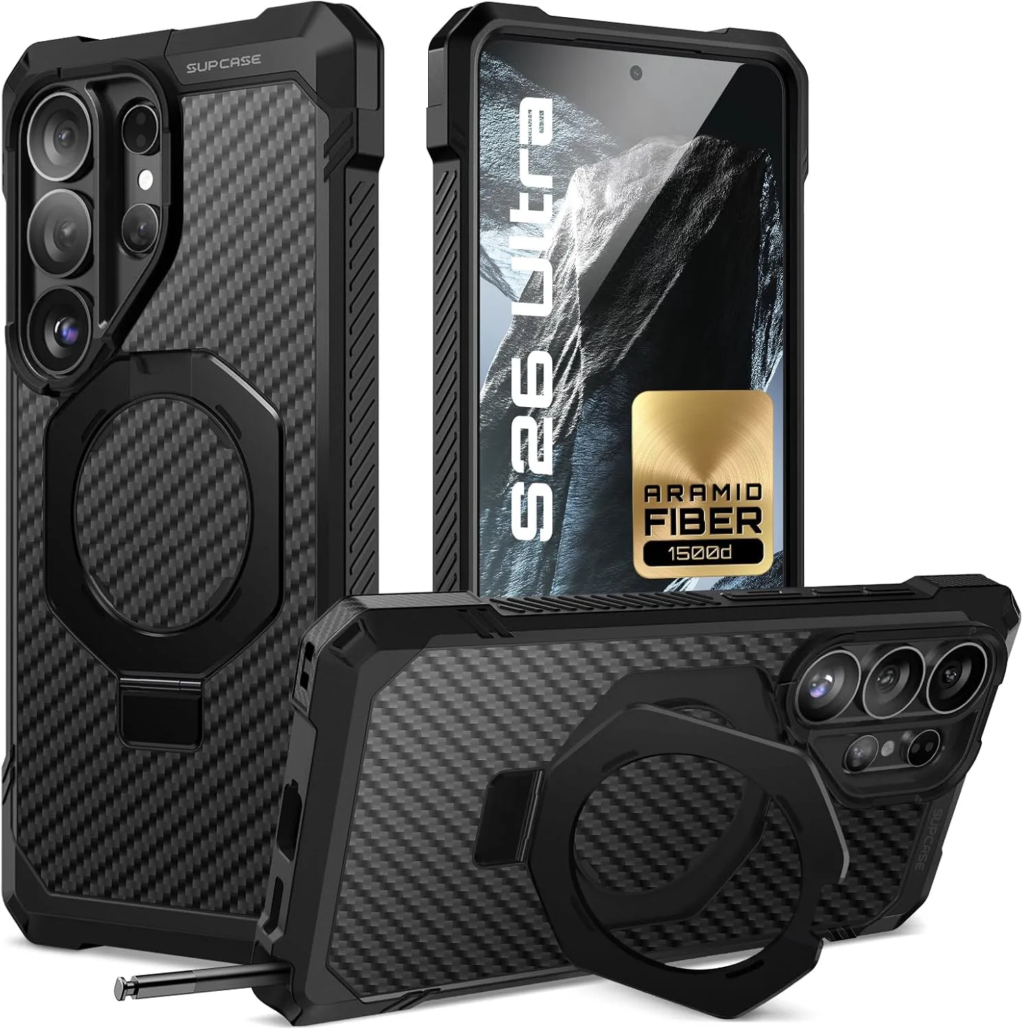 SUPCASE for Samsung Galaxy S26 Ultra Case with Built-in Stand, Aramid